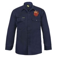 Mens Long Sleeve Cotton Drill Shirt Thumbnail