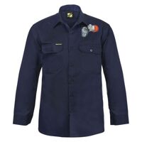 Mens Long Sleeve Cotton Drill Shirt Thumbnail