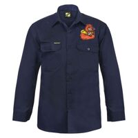 Mens Long Sleeve Cotton Drill Shirt Thumbnail