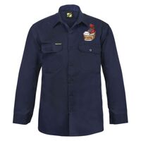Mens Long Sleeve Cotton Drill Shirt Thumbnail