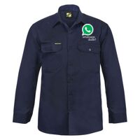 Mens Long Sleeve Cotton Drill Shirt Thumbnail