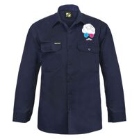 Mens Long Sleeve Cotton Drill Shirt Thumbnail
