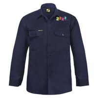 Mens Long Sleeve Cotton Drill Shirt Thumbnail