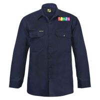 Mens Long Sleeve Cotton Drill Shirt Thumbnail