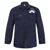 Mens Long Sleeve Cotton Drill Shirt Thumbnail