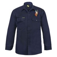 Mens Long Sleeve Cotton Drill Shirt Thumbnail
