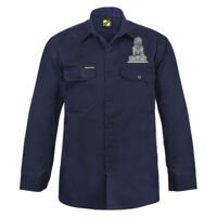 Mens Long Sleeve Cotton Drill Shirt Thumbnail