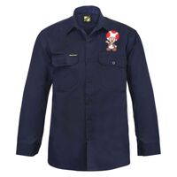 Mens Long Sleeve Cotton Drill Shirt Thumbnail