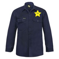 Mens Long Sleeve Cotton Drill Shirt Thumbnail