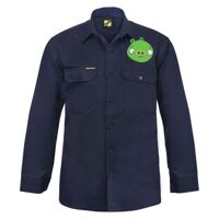 Mens Long Sleeve Cotton Drill Shirt Thumbnail