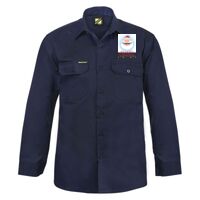 Mens Long Sleeve Cotton Drill Shirt Thumbnail