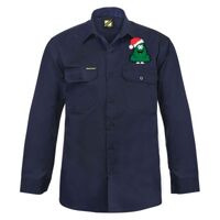 Mens Long Sleeve Cotton Drill Shirt Thumbnail
