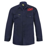 Mens Long Sleeve Cotton Drill Shirt Thumbnail