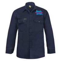 Mens Long Sleeve Cotton Drill Shirt Thumbnail