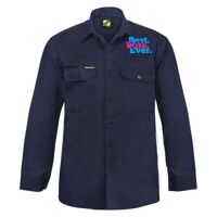 Mens Long Sleeve Cotton Drill Shirt Thumbnail