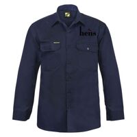 Mens Long Sleeve Cotton Drill Shirt Thumbnail