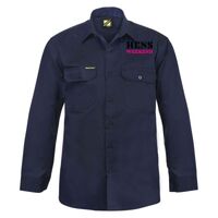 Mens Long Sleeve Cotton Drill Shirt Thumbnail