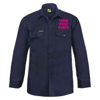 Mens Long Sleeve Cotton Drill Shirt Thumbnail