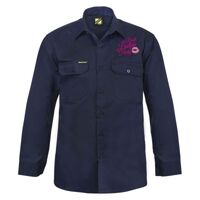 Mens Long Sleeve Cotton Drill Shirt Thumbnail