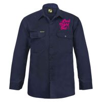 Mens Long Sleeve Cotton Drill Shirt Thumbnail