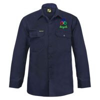 Mens Long Sleeve Cotton Drill Shirt Thumbnail