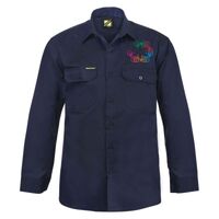 Mens Long Sleeve Cotton Drill Shirt Thumbnail