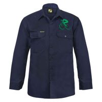 Mens Long Sleeve Cotton Drill Shirt Thumbnail