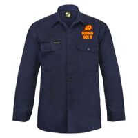 Mens Long Sleeve Cotton Drill Shirt Thumbnail