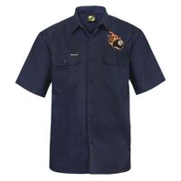 Mens Short Sleeve Cotton Drill Shirt Thumbnail