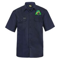Mens Short Sleeve Cotton Drill Shirt Thumbnail