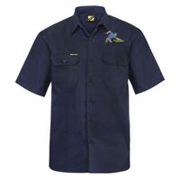 Mens Short Sleeve Cotton Drill Shirt Thumbnail