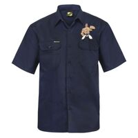 Mens Short Sleeve Cotton Drill Shirt Thumbnail