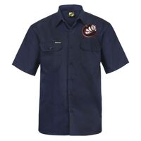 Mens Short Sleeve Cotton Drill Shirt Thumbnail