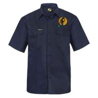Mens Short Sleeve Cotton Drill Shirt Thumbnail
