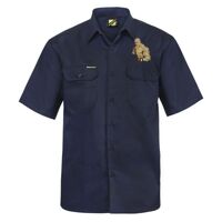 Mens Short Sleeve Cotton Drill Shirt Thumbnail