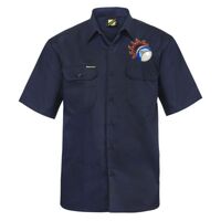 Mens Short Sleeve Cotton Drill Shirt Thumbnail