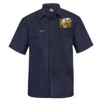 Mens Short Sleeve Cotton Drill Shirt Thumbnail