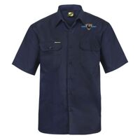 Mens Short Sleeve Cotton Drill Shirt Thumbnail
