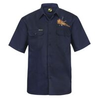 Mens Short Sleeve Cotton Drill Shirt Thumbnail
