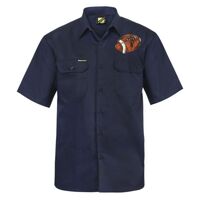 Mens Short Sleeve Cotton Drill Shirt Thumbnail