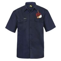 Mens Short Sleeve Cotton Drill Shirt Thumbnail