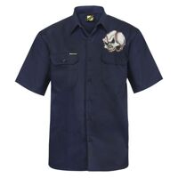 Mens Short Sleeve Cotton Drill Shirt Thumbnail