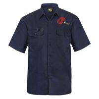 Mens Short Sleeve Cotton Drill Shirt Thumbnail
