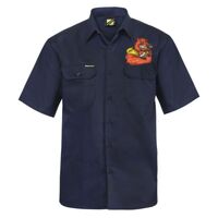 Mens Short Sleeve Cotton Drill Shirt Thumbnail