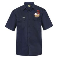 Mens Short Sleeve Cotton Drill Shirt Thumbnail