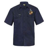 Mens Short Sleeve Cotton Drill Shirt Thumbnail