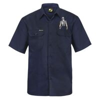 Mens Short Sleeve Cotton Drill Shirt Thumbnail