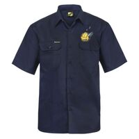 Mens Short Sleeve Cotton Drill Shirt Thumbnail
