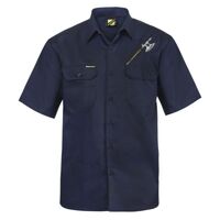 Mens Short Sleeve Cotton Drill Shirt Thumbnail