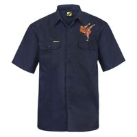 Mens Short Sleeve Cotton Drill Shirt Thumbnail
